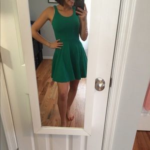 Cute green spring dress